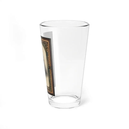 Portrait Of Abraham Lincoln In Thermoplastic Case (U.S. Civil War) Pint Glass 16oz - Go Mug Yourself