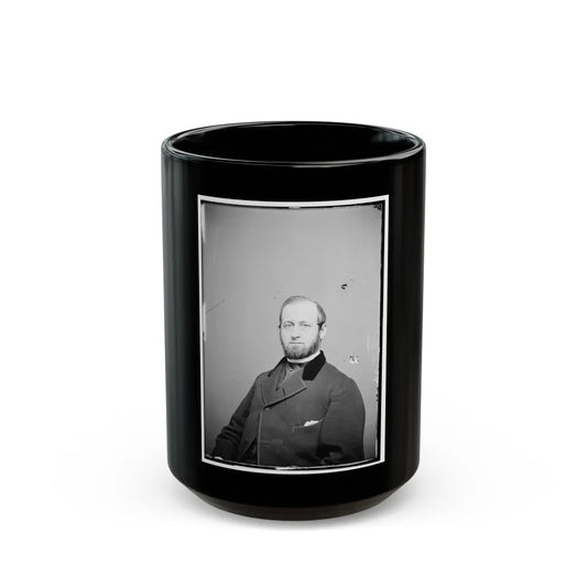Portrait Of Anson Stager, Telegraph Corps, Officer Of The Federal Army (Brevet Brig. Gen. From Mar. 13, 1865) (U.S. Civil War) Black Coffee Mug-15oz-Go Mug Yourself