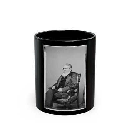 Portrait Of Attorney-General Edward Bates, Officer Of The United States Government (U.S. Civil War) Black Coffee Mug-11oz-Go Mug Yourself