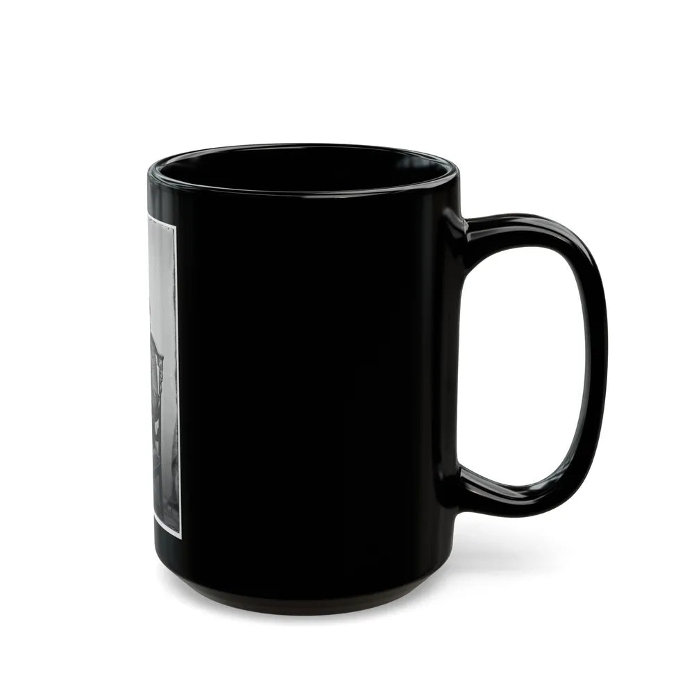 Portrait Of Attorney-General Edward Bates, Officer Of The United States Government (U.S. Civil War) Black Coffee Mug-Go Mug Yourself