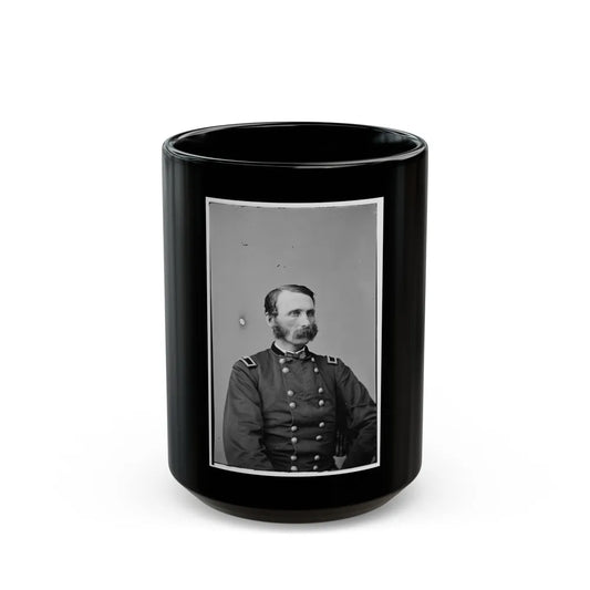 Portrait Of Brevetted Brigadier General Napoleon Bonaparte Mclauglen (1823-1887) (U.S. Civil War) Black Coffee Mug-15oz-Go Mug Yourself