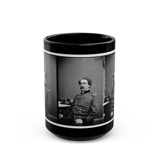 Portrait Of Brig. Gen. Abner Doubleday, Officer Of The Federal Army (Maj. Gen. From Nov. 29, 1862) (U.S. Civil War) Black Coffee Mug 15oz - Go Mug Yourself
