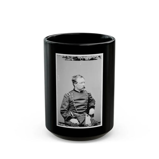 Portrait Of Brig. Gen. Albion P. Howe, Officer Of The Federal Army (U.S. Civil War) Black Coffee Mug 15oz - Go Mug Yourself