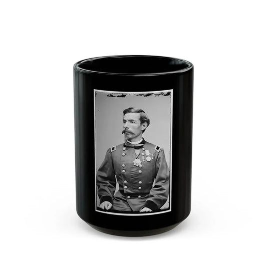 Portrait Of Brig. Gen. Alfred N. Duffie, Officer Of The Federal Army (U.S. Civil War) Black Coffee Mug 15oz - Go Mug Yourself