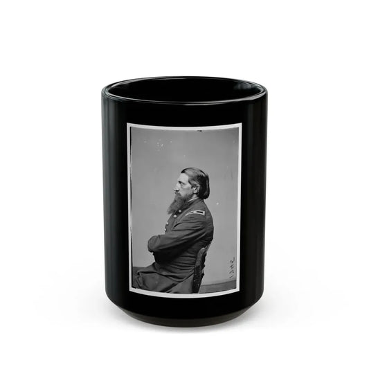 Portrait Of Brig. Gen. Alfred W. Ellet, Officer Of The Federal Army (U.S. Civil War) Black Coffee Mug 15oz - Go Mug Yourself