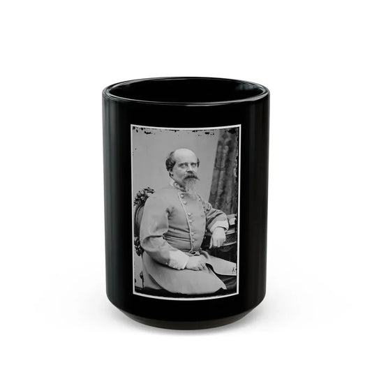 Portrait Of Brig. Gen. Beverly H. Robertson, Officer Of The Confederate Army (U.S. Civil War) Black Coffee Mug 15oz - Go Mug Yourself