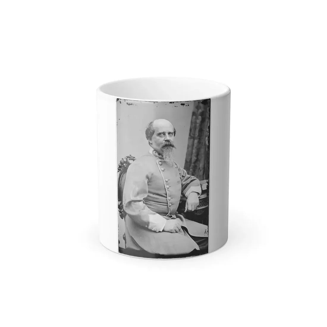 Portrait of Brig. Gen. Beverly H. Robertson, Officer of the Confederate Army (U.S. Civil War) Color Changing Coffee Mug 11oz Default Title 11oz - Go Mug Yourself