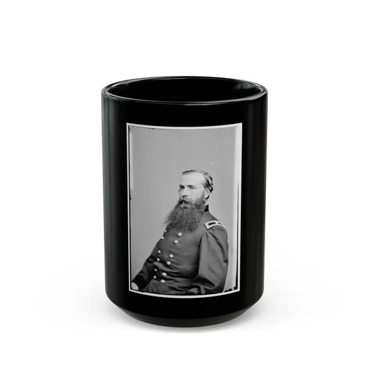 Portrait Of Brig. Gen. Charles K. Graham, Officer Of The Federal Army (U.S. Civil War) Black Coffee Mug 15oz - Go Mug Yourself