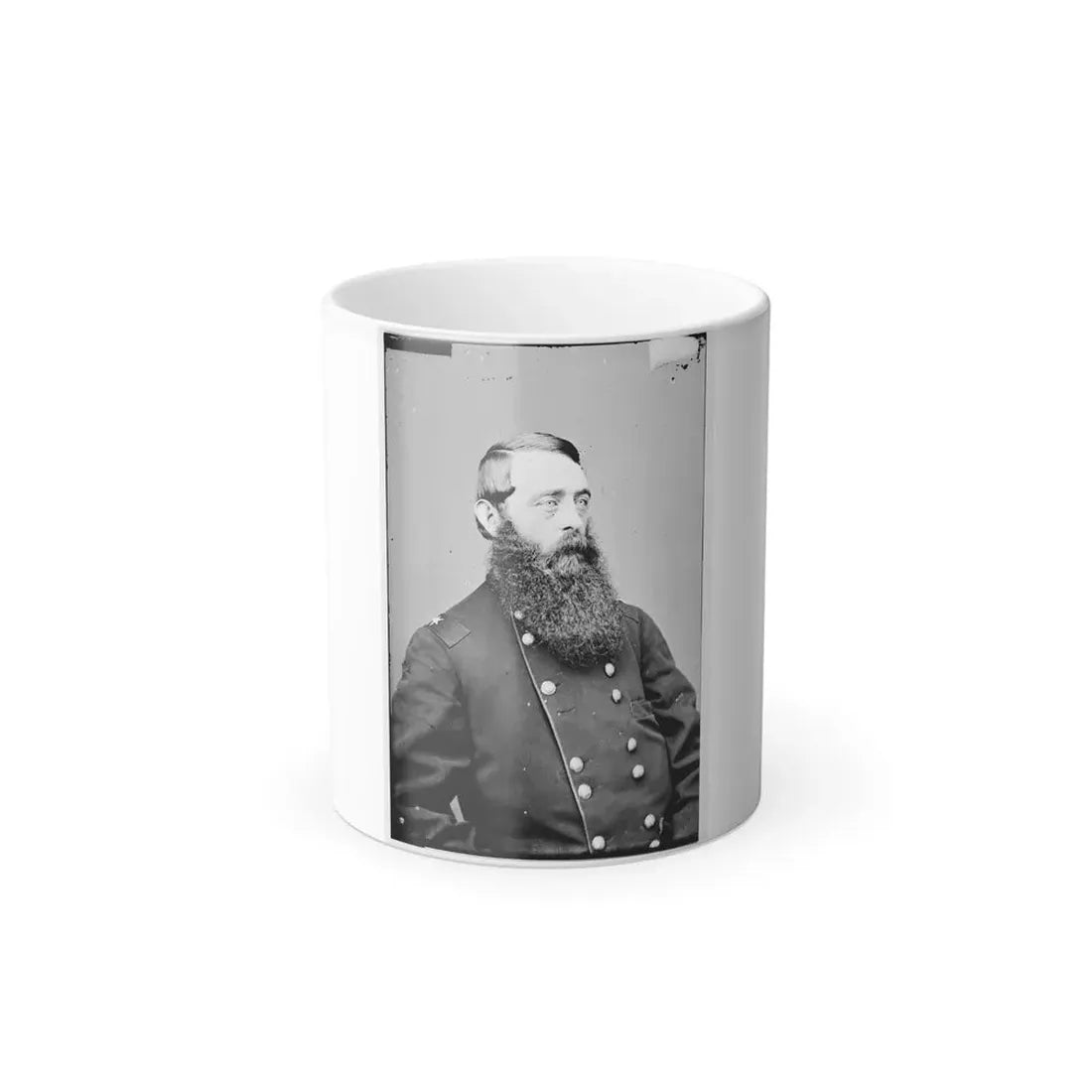 Portrait of Brig. Gen. David Mcm. Gregg, Officer of the Federal Army, (Maj. Gen. From Aug. 1, 1864) (U.S. Civil War) Color Changing Coffee Mug 11oz Default Title 11oz - Go Mug Yourself