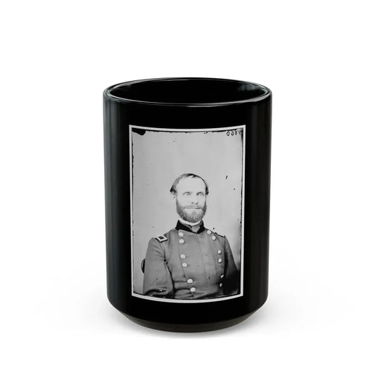 Portrait Of Brig. Gen. Edward D. Townsend, Assistant Adjutant General (U.S. Civil War) Black Coffee Mug 15oz - Go Mug Yourself