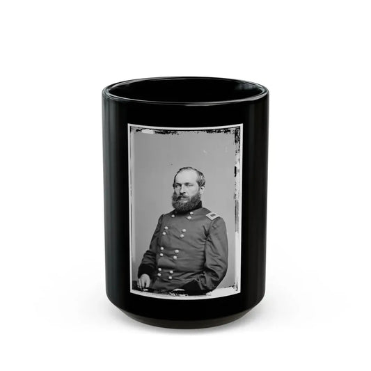 Portrait Of Brig. Gen. James A. Garfield, Officer Of The Federal Army (Maj. Gen. From Sept. 19, 1863) (U.S. Civil War) Black Coffee Mug 15oz - Go Mug Yourself