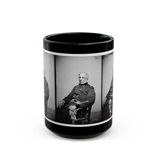 Portrait Of Brig. Gen. James S. Wadsworth, Officer Of The Federal Army (U.S. Civil War) Black Coffee Mug 15oz - Go Mug Yourself