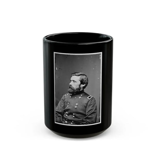 Portrait Of Brig. Gen. John A. Rawlins, Officer Of The Federal Army (Maj. Gen. From Feb. 24, 1865) (U.S. Civil War) Black Coffee Mug 15oz - Go Mug Yourself