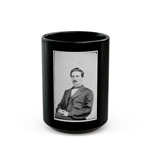 Portrait Of Brig. Gen. John D. Imboden, Officer Of The Confederate Army (U.S. Civil War) Black Coffee Mug 15oz - Go Mug Yourself