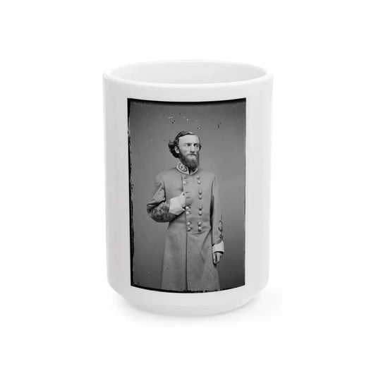Portrait Of Brig. Gen. John S. Marmaduke, Officer Of The Confederate Army (U.S. Civil War) White Coffee Mug 15oz - Go Mug Yourself
