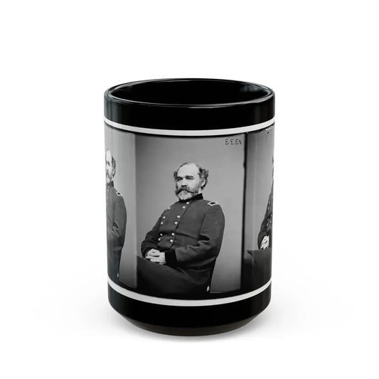 Portrait Of Brig. Gen. Montgomery C. Meigs, Quartermaster-General, Officer Of The Federal Army (Maj. Gen. From July 5, 1864) (U.S. Civil War) Black Coffee Mug 15oz - Go Mug Yourself