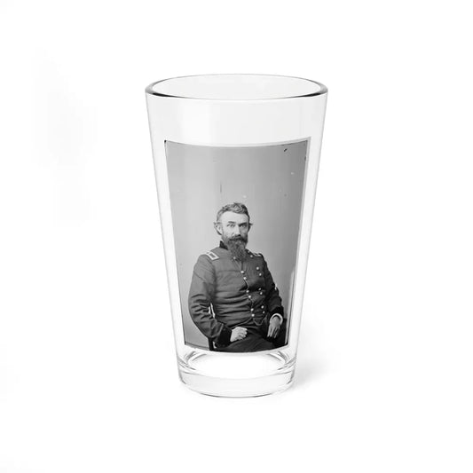 Portrait Of Brig. Gen. Nathan Kimball, Officer Of The Federal Army (Maj. Gen. As Of Feb. 1, 1865) (U.S. Civil War) Pint Glass 16oz 16oz - Go Mug Yourself