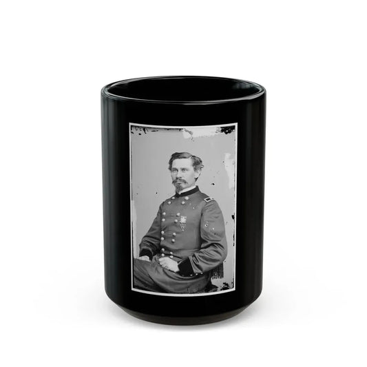 Portrait Of Brig. Gen. Orlando M. Poe, Officer Of The Federal Army (U.S. Civil War) Black Coffee Mug 15oz - Go Mug Yourself