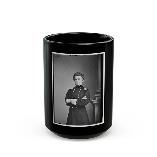 Portrait Of Brig. Gen. Ormsby M. Mitchel, Officer Of The Federal Army (U.S. Civil War) Black Coffee Mug 15oz - Go Mug Yourself