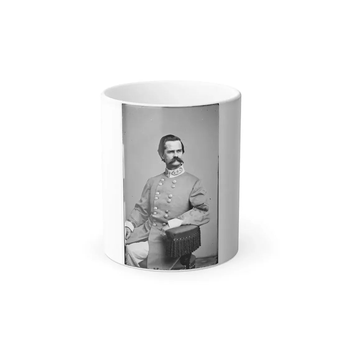 Portrait of Brig. Gen. Richard L. T. Beale, Officer of the Confederate Army (U.S. Civil War) Color Changing Coffee Mug 11oz Default Title 11oz - Go Mug Yourself