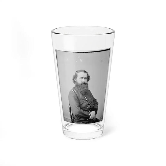 Portrait Of Brig. Gen. Robert Mitchell, Officer Of The Federal Army (U.S. Civil War) Pint Glass 16oz 16oz - Go Mug Yourself