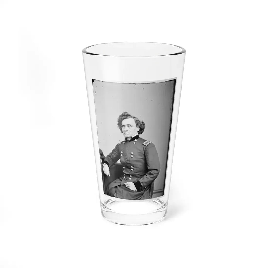 Portrait Of Brig. Gen. Thomas W. Sherman, Officer Of The Federal Army (U.S. Civil War) Pint Glass 16oz 16oz - Go Mug Yourself