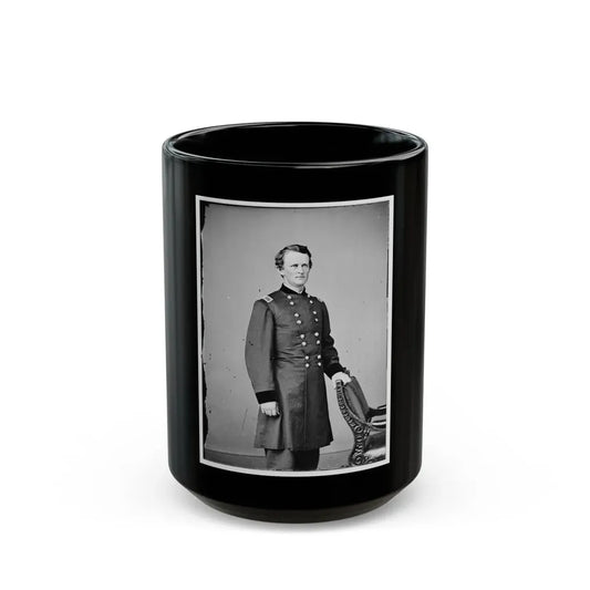 Portrait Of Brig. Gen. Wesley Merritt, Officer Of The Federal Army (U.S. Civil War) Black Coffee Mug 15oz - Go Mug Yourself