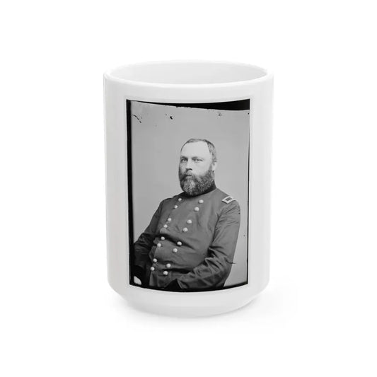 Portrait Of Brig. Gen. William A. Hammond, Surgeon-General, Officer Of The Federal Army (U.S. Civil War) White Coffee Mug 15oz - Go Mug Yourself