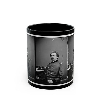 Portrait Of Brig. Gen. Abner Doubleday, Officer Of The Federal Army (Maj. Gen. From Nov. 29, 1862) (U.S. Civil War) Black Coffee Mug-11oz-Go Mug Yourself