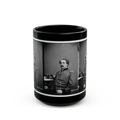 Portrait Of Brig. Gen. Abner Doubleday, Officer Of The Federal Army (Maj. Gen. From Nov. 29, 1862) (U.S. Civil War) Black Coffee Mug-15oz-Go Mug Yourself