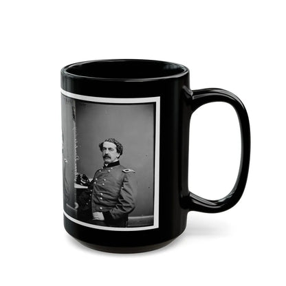 Portrait Of Brig. Gen. Abner Doubleday, Officer Of The Federal Army (Maj. Gen. From Nov. 29, 1862) (U.S. Civil War) Black Coffee Mug-Go Mug Yourself