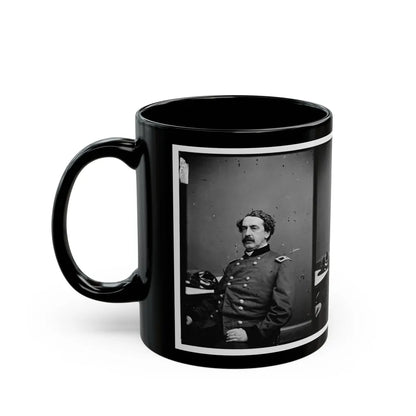Portrait Of Brig. Gen. Abner Doubleday, Officer Of The Federal Army (Maj. Gen. From Nov. 29, 1862) (U.S. Civil War) Black Coffee Mug-Go Mug Yourself