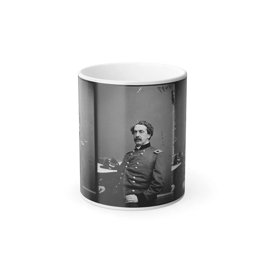 Portrait of Brig. Gen. Abner Doubleday, Officer of the Federal Army (Maj. Gen. From Nov. 29, 1862) (U.S. Civil War) Color Changing Coffee Mug 11oz-11oz-Go Mug Yourself