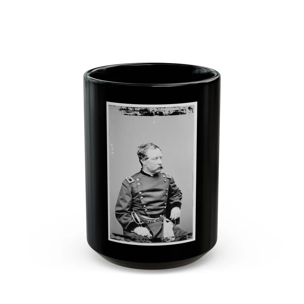 Portrait Of Brig. Gen. Albion P. Howe, Officer Of The Federal Army (U.S. Civil War) Black Coffee Mug-15oz-Go Mug Yourself