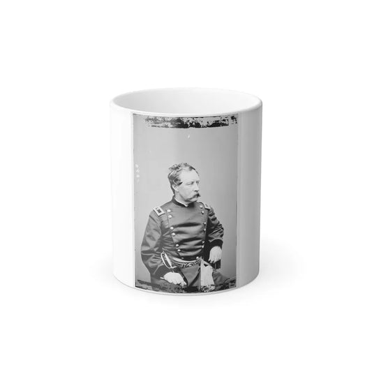 Portrait of Brig. Gen. Albion P. Howe, Officer of the Federal Army (U.S. Civil War) Color Changing Coffee Mug 11oz-11oz-Go Mug Yourself