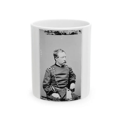 Portrait Of Brig. Gen. Albion P. Howe, Officer Of The Federal Army (U.S. Civil War) White Coffee Mug-11oz-Go Mug Yourself