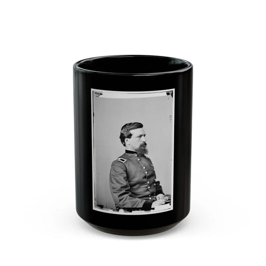 Portrait Of Brig. Gen. Alexander S. Webb, Officer Of The Federal Army (Maj. Gen. From Aug. 1, 1864) (U.S. Civil War) Black Coffee Mug-15oz-Go Mug Yourself