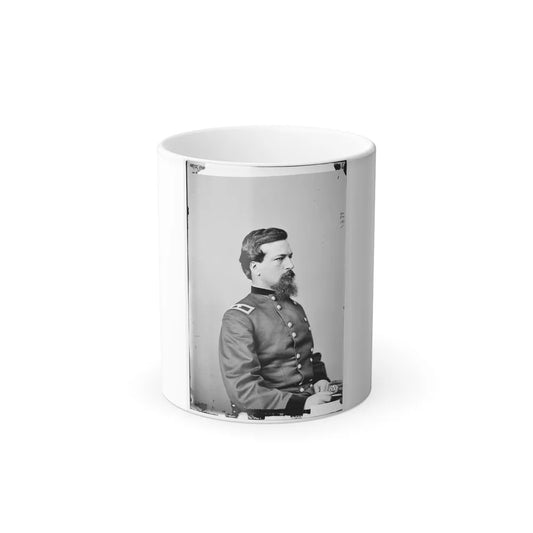 Portrait of Brig. Gen. Alexander S. Webb, Officer of the Federal Army (Maj. Gen. From Aug. 1, 1864) (U.S. Civil War) Color Changing Coffee Mug 11oz-11oz-Go Mug Yourself