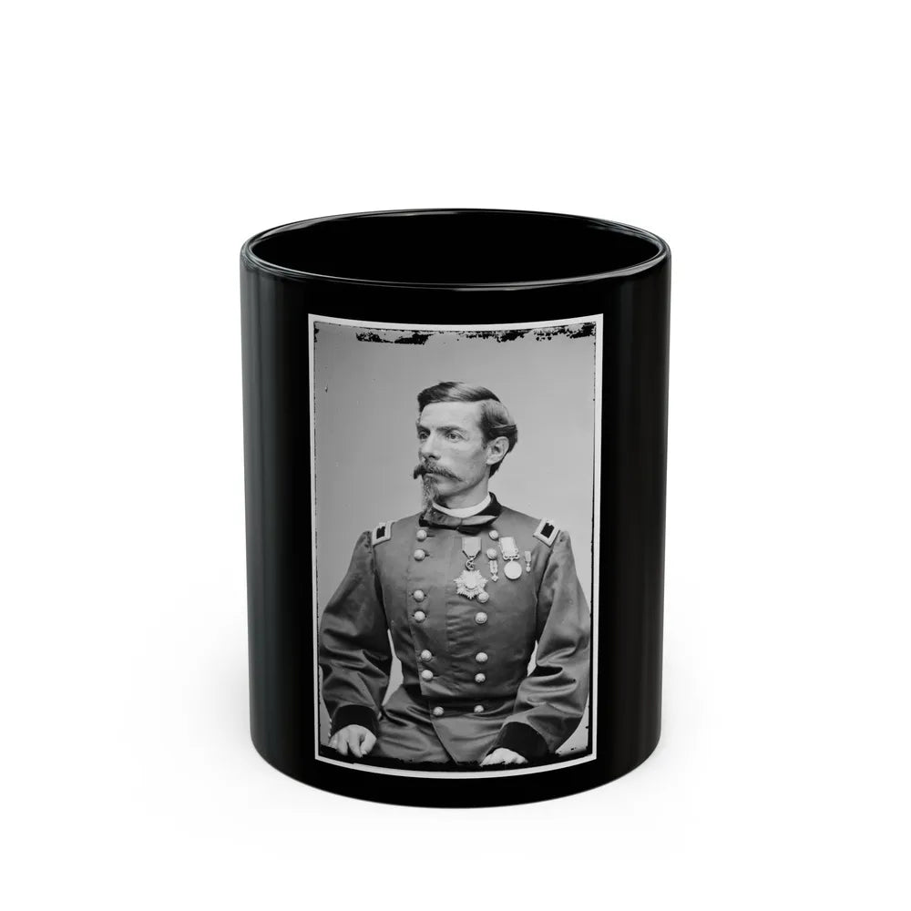 Portrait Of Brig. Gen. Alfred N. Duffie, Officer Of The Federal Army (U.S. Civil War) Black Coffee Mug-11oz-Go Mug Yourself