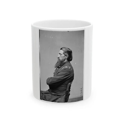 Portrait Of Brig. Gen. Alfred W. Ellet, Officer Of The Federal Army (U.S. Civil War) White Coffee Mug-11oz-Go Mug Yourself