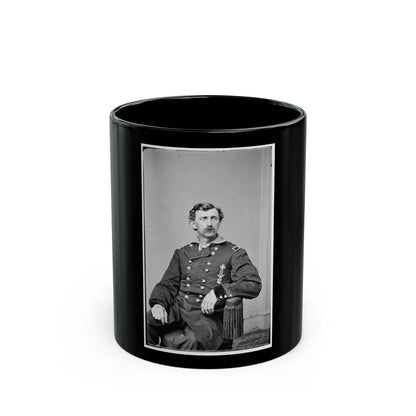 Portrait Of Brig. Gen. (As Of Mar. 7, 1865) George M. Love, Officer Of The Federal Army (U.S. Civil War) Black Coffee Mug-11oz-Go Mug Yourself