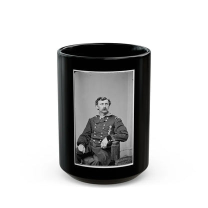 Portrait Of Brig. Gen. (As Of Mar. 7, 1865) George M. Love, Officer Of The Federal Army (U.S. Civil War) Black Coffee Mug-15oz-Go Mug Yourself