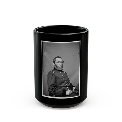 Portrait Of Brig. Gen. Benjamin M. Prentiss, Officer Of The Federal Army (Maj. Gen. From Nov. 29, 1862) (U.S. Civil War) Black Coffee Mug-15oz-Go Mug Yourself