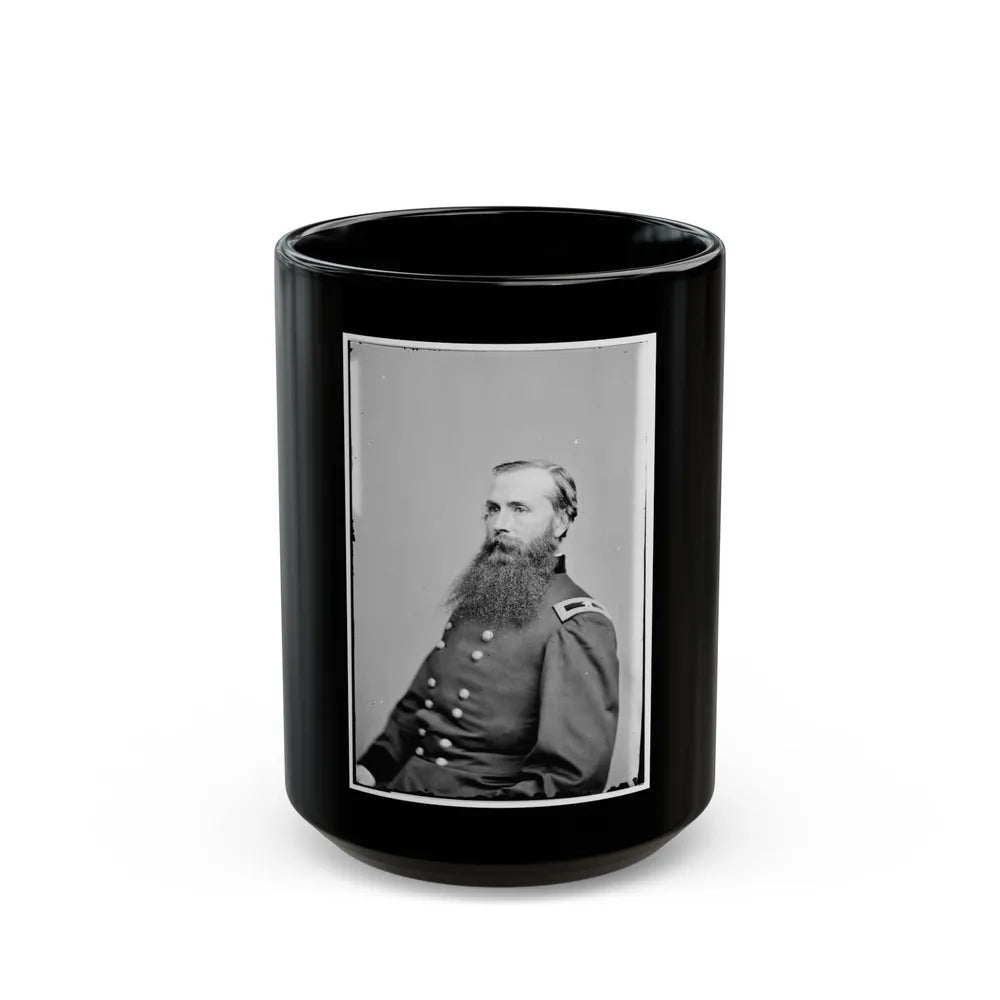 Portrait Of Brig. Gen. Charles K. Graham, Officer Of The Federal Army (U.S. Civil War) Black Coffee Mug-15oz-Go Mug Yourself