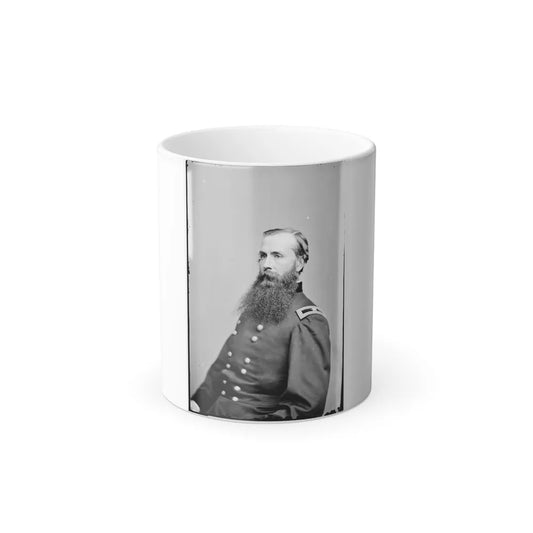 Portrait of Brig. Gen. Charles K. Graham, Officer of the Federal Army (U.S. Civil War) Color Changing Coffee Mug 11oz-11oz-Go Mug Yourself
