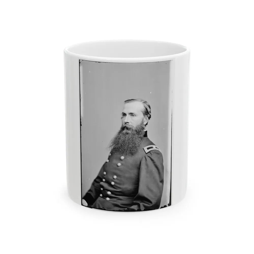 Portrait Of Brig. Gen. Charles K. Graham, Officer Of The Federal Army (U.S. Civil War) White Coffee Mug-11oz-Go Mug Yourself