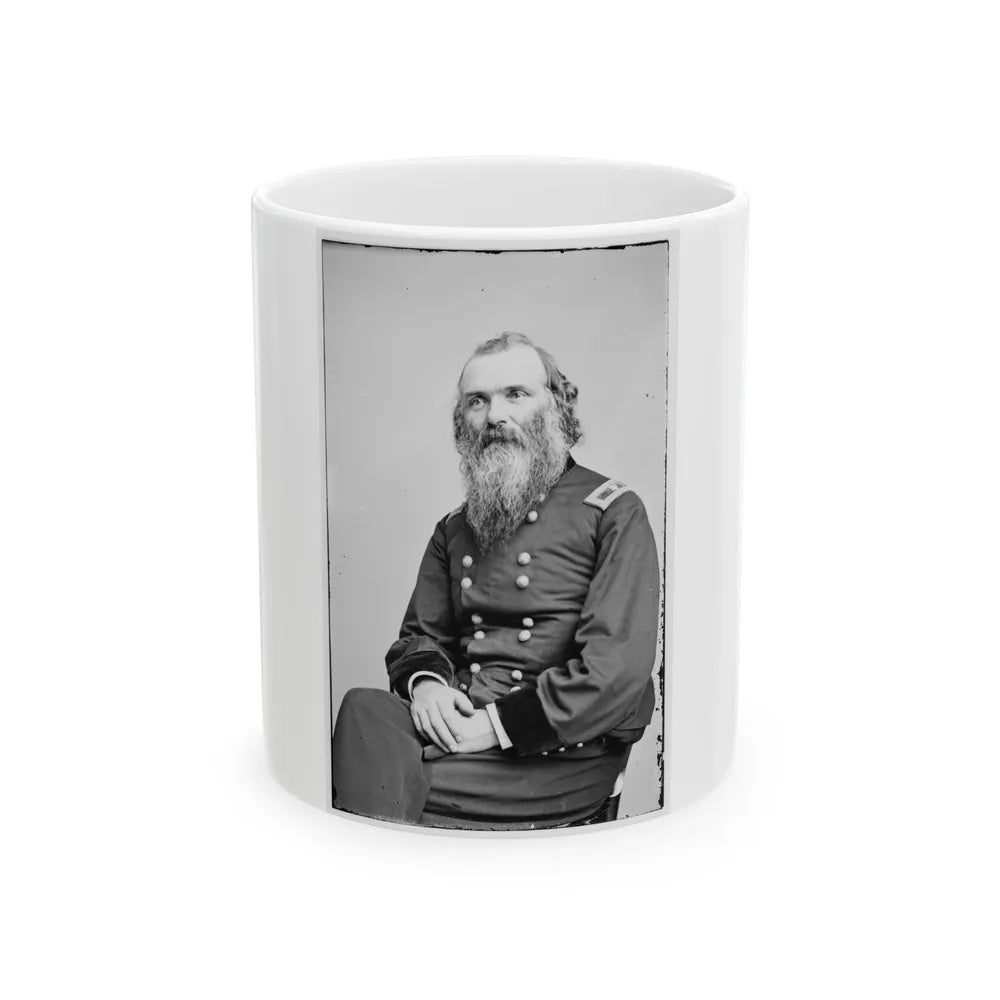 Portrait Of Brig. Gen. Daniel C. Mccallum, Officer Of The Federal Army (U.S. Civil War) White Coffee Mug-11oz-Go Mug Yourself