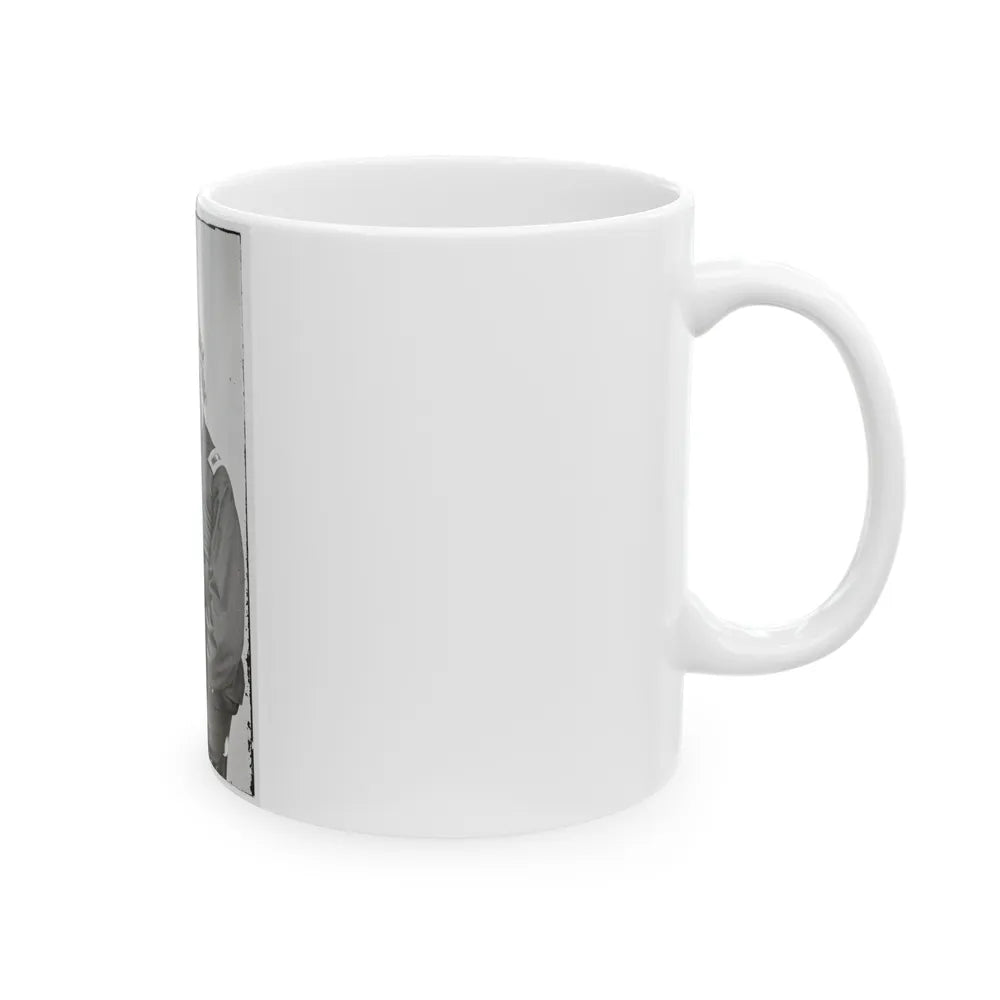 Portrait Of Brig. Gen. Daniel C. Mccallum, Officer Of The Federal Army (U.S. Civil War) White Coffee Mug-Go Mug Yourself