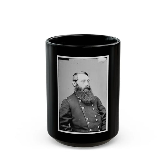 Portrait Of Brig. Gen. David Mcm. Gregg, Officer Of The Federal Army, (Maj. Gen. From Aug. 1, 1864) (U.S. Civil War) Black Coffee Mug-15oz-Go Mug Yourself