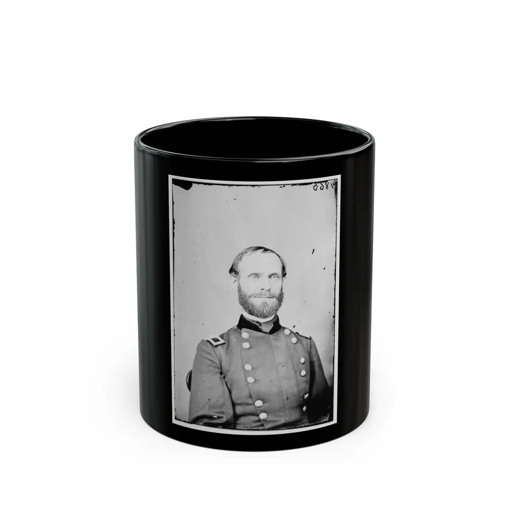 Portrait Of Brig. Gen. Edward D. Townsend, Assistant Adjutant General (U.S. Civil War) Black Coffee Mug-11oz-Go Mug Yourself